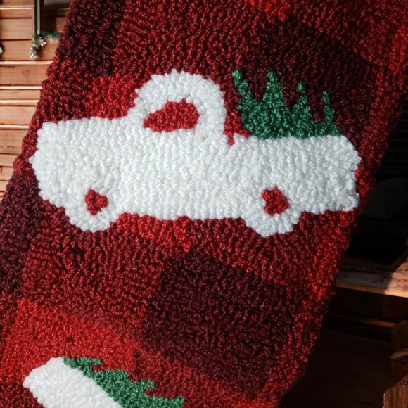 Farm Truck Carpet Bag Stocking - Christmas Tree - Picture 7 of 7